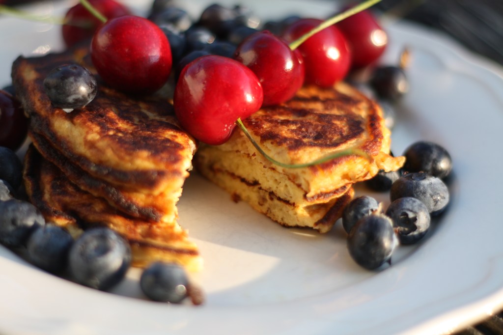 Healthy  banana pancakes