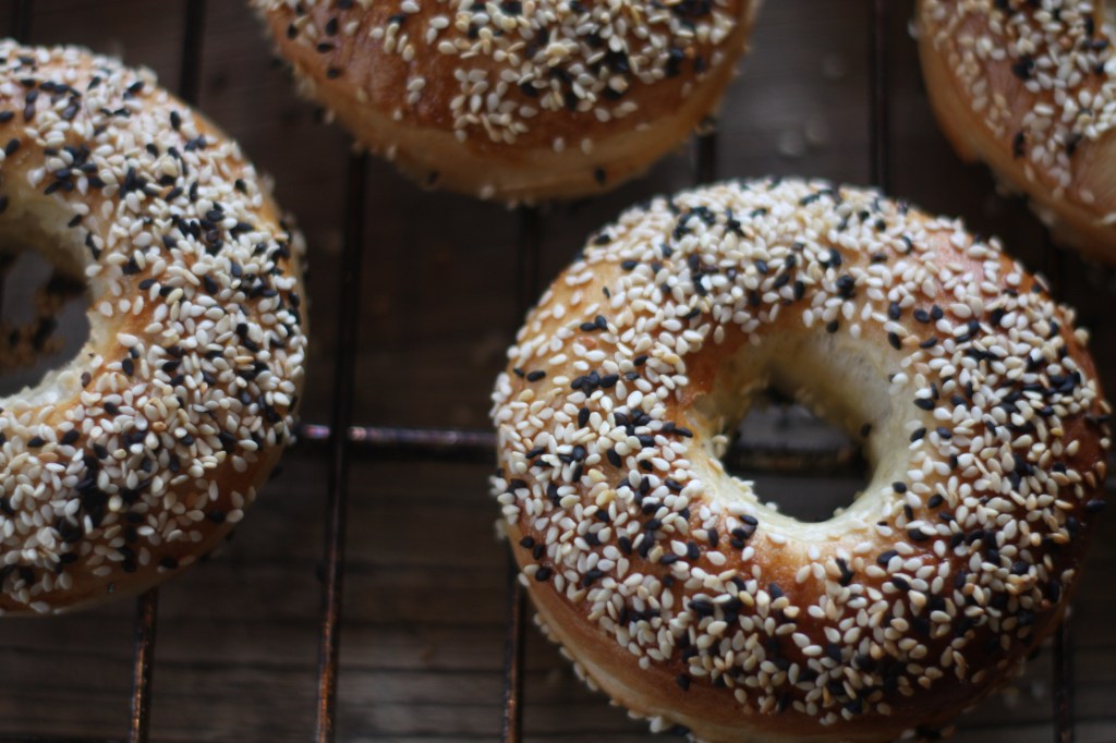 Homemade bagels