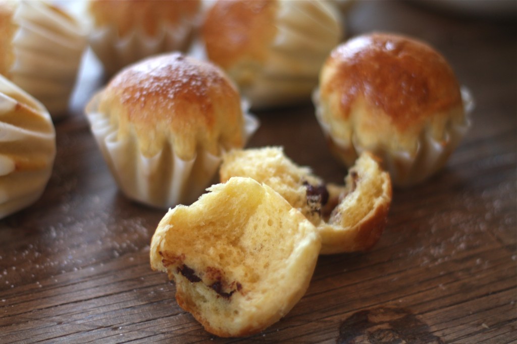 Brioche med sjokolade