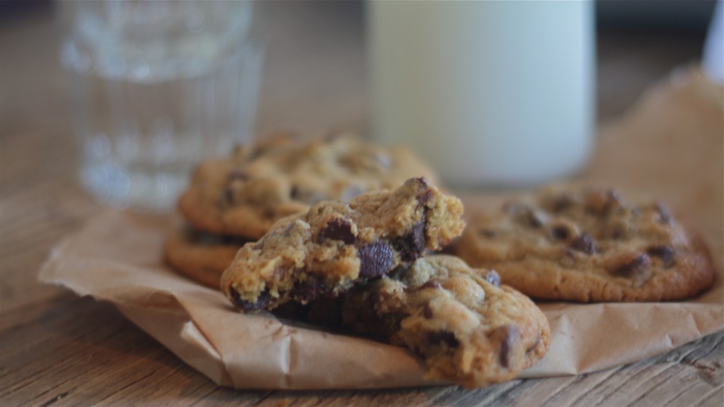 Chewy chocolate chip&nbsp;cookies